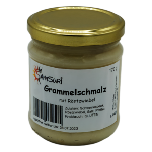 Grammelschmalz mit Röstzwiebel