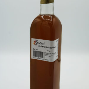 Hollerblüten-Erdbeersirup